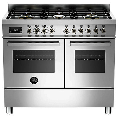 Bertazzoni Professional Series 100cm Dual Fuel Range Cooker Stainless Steel Bertazzoni Professional Series 100cm Dual Fuel Range Cooker Stainless Steel